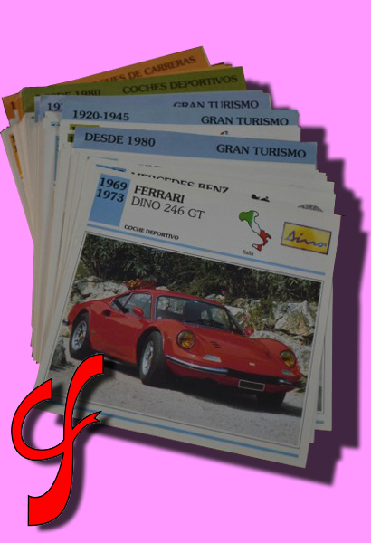 AUTOS DE COLECCIN. 300 fichas de coches. Planeta de Agostini. 1992